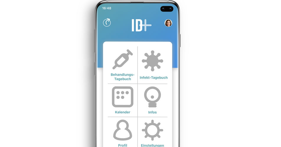 ID+ App – digitales Tagebuch für Patient:innen mit Immundefekt